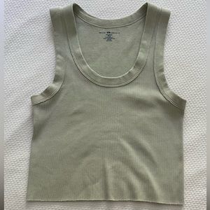 Brandy Melville green tank top